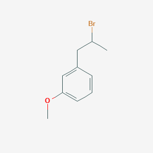B8777831 1-(2-Bromopropyl)-3-methoxybenzene CAS No. 131452-78-3