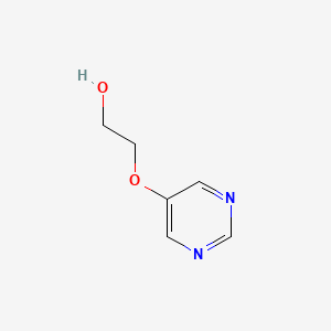 molecular formula C6H8N2O2 B8777839 2-(Pyrimidin-5-yloxy)ethanol 