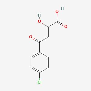 molecular formula C10H9ClO4 B8778017 4-(4-Chlorophenyl)-4-oxo-2-hydroxybutanoic acid CAS No. 81008-08-4