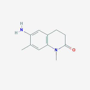 6-amino-1,7-dimethyl-3,4-dihydroquinolin-2(1H)-one