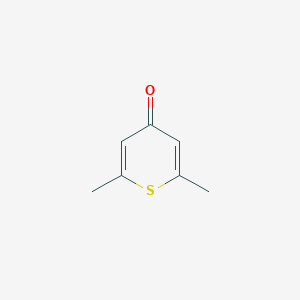 B8778188 4H-Thiopyran-4-one, 2,6-dimethyl- CAS No. 1073-80-9