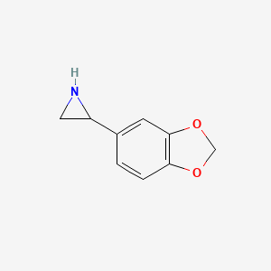 Aziridine, 2-(1,3-benzodioxol-5-yl)-