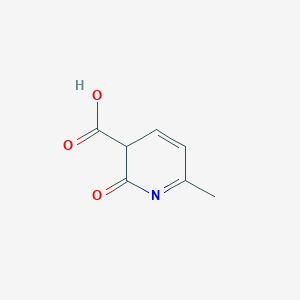 molecular formula C7H7NO3 B8778211 6-Methyl-2-oxo-2,3-dihydropyridine-3-carboxylic acid CAS No. 259537-47-8