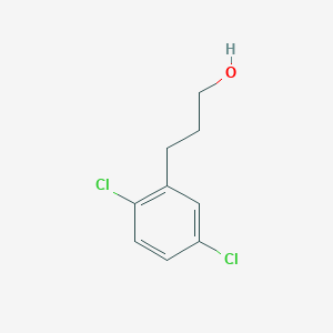 molecular formula C9H10Cl2O B8778359 3-(2,5-Dichlorophenyl)-1-propanol 