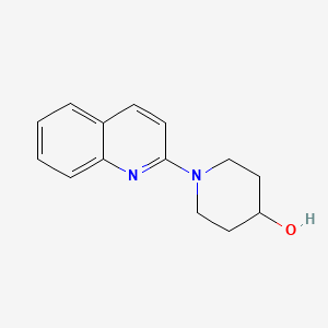 molecular formula C14H16N2O B8778530 1-(Quinolin-2-yl)piperidin-4-ol 
