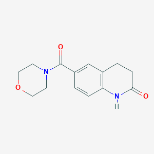 6-(Morpholine-4-carbonyl)-3,4-dihydroquinolin-2(1H)-one