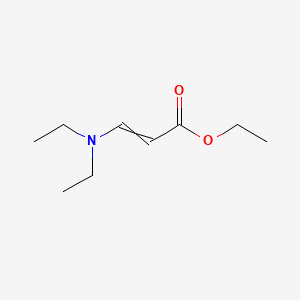 molecular formula C9H17NO2 B8778654 Ethyl 3-diethylaminoacrylate 