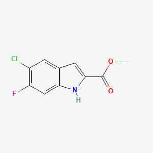 Methyl 5-chloro-6-fluoro-1H-indole-2-carboxylate