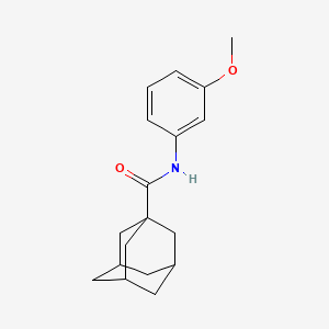 molecular formula C18H23NO2 B8778719 N-(3-Methoxyphenyl)-1-adamantanecarboxamide CAS No. 42600-90-8
