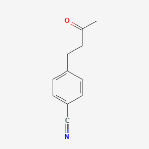 molecular formula C11H11NO B8778749 4-(3-Oxobutyl)benzonitrile CAS No. 30780-21-3