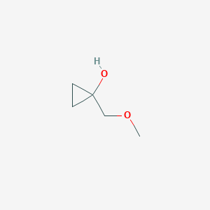 molecular formula C5H10O2 B8778810 1-(Methoxymethyl)cyclopropan-1-ol 