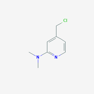molecular formula C8H11ClN2 B8778839 4-(Chloromethyl)-N,N-dimethylpyridin-2-amine 