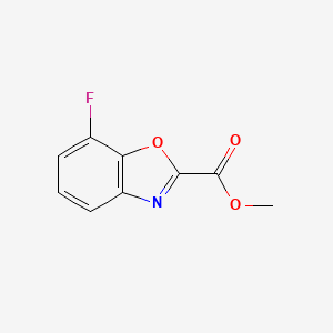 molecular formula C9H6FNO3 B8778891 Methyl 7-fluorobenzo[d]oxazole-2-carboxylate 