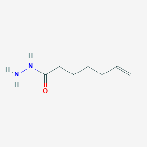 molecular formula C7H14N2O B8778945 6-Heptenoylhydrazine 