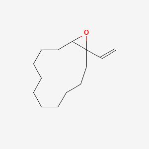 molecular formula C14H24O B8778953 1-Vinyl-13-oxabicyclo[10.1.0]tridecane CAS No. 53601-11-9