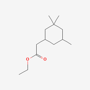 molecular formula C13H24O2 B8778988 Ethyl 3,3,5-trimethylcyclohexaneacetate CAS No. 32349-98-7