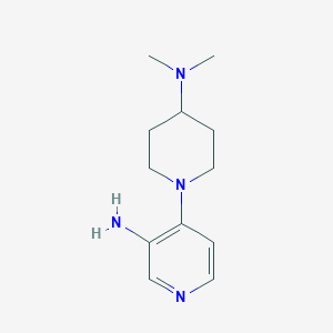 molecular formula C12H20N4 B8779015 4-(4-(Dimethylamino)piperidin-1-yl)pyridin-3-amine 