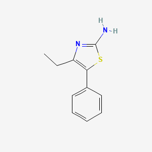 molecular formula C11H12N2S B8779246 4-Ethyl-5-phenylthiazol-2-amine 