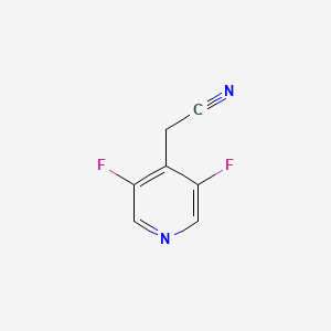 molecular formula C7H4F2N2 B8779309 2-(3,5-Difluoropyridin-4-yl)acetonitrile 