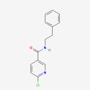 6-Chloro-N-phenethyl-nicotinamide