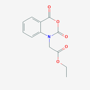 molecular formula C12H11NO5 B8779353 ethyl (2,4-dioxo-2H-3,1-benzoxazin-1(4H)-yl)acetate CAS No. 57384-71-1