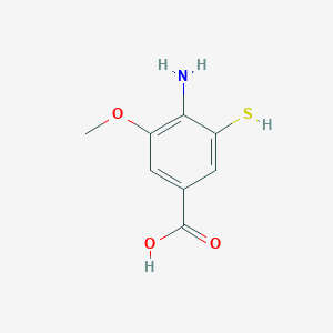 4-Amino-3-mercapto-5-methoxybenzoic acid