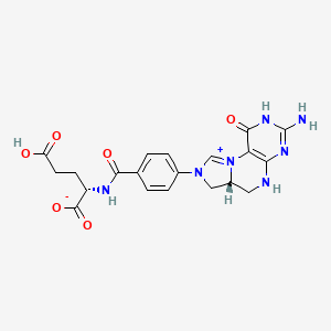 molecular formula C20H21N7O6 B8779391 5,10-Methenyltetrahydrofolate 