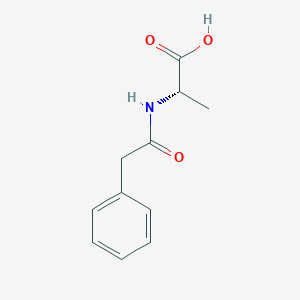 molecular formula C11H13NO3 B8779396 N-(Phenylacetyl)-L-alanine 