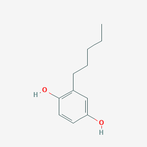 molecular formula C11H16O2 B8779401 2-Pentylbenzene-1,4-diol CAS No. 4693-32-7