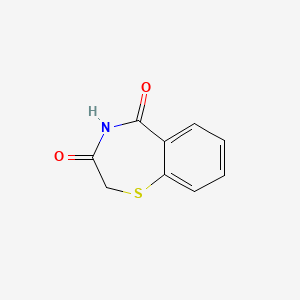 molecular formula C9H7NO2S B8779411 1,4-Benzothiazepine-3,5(2H,4H)-dione CAS No. 92970-91-7