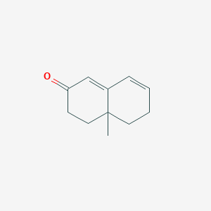 molecular formula C11H14O B8779418 4a-Methyl-4,4a,5,6-tetrahydronaphthalen-2(3h)-one CAS No. 10271-07-5