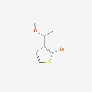 molecular formula C6H7BrOS B8779455 1-(2-Bromothiophen-3-yl)ethanol 