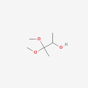 molecular formula C6H14O3 B8779467 3,3-Dimethoxybutan-2-ol CAS No. 2371-17-7