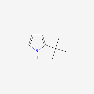 molecular formula C8H13N B8779517 2-tert-butyl-1H-pyrrole 