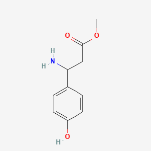 molecular formula C10H13NO3 B8779576 Methyl 3-Amino-3-(4-hydroxyphenyl)propanoate 