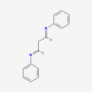 molecular formula C15H14N2 B8779657 N,N'-Propanediylidenedianiline CAS No. 5652-79-9