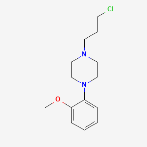 molecular formula C14H21ClN2O B8779667 1-(3-Chloropropyl)-4-(2-methoxyphenyl)piperazine 