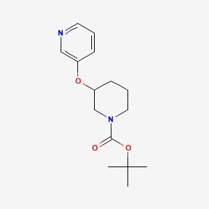 molecular formula C15H22N2O3 B8779741 1-Boc-3-(3-pyridinyloxy)piperidine CAS No. 259262-50-5