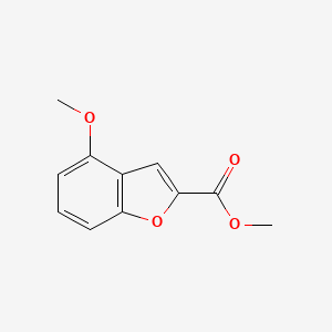 molecular formula C11H10O4 B8779760 Methyl 4-methoxybenzofuran-2-carboxylate 
