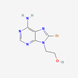 molecular formula C7H8BrN5O B8779810 2-(6-amino-8-bromo-9H-purin-9-yl)ethanol CAS No. 43047-77-4