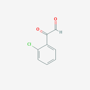molecular formula C8H5ClO2 B8779819 2-(2-Chlorophenyl)-2-oxoacetaldehyde CAS No. 27993-71-1