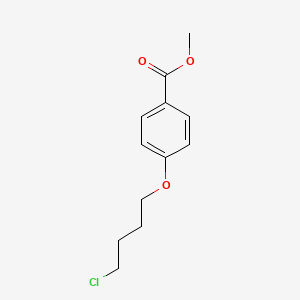 molecular formula C12H15ClO3 B8780064 Methyl 4-(4-chlorobutoxy)benzoate CAS No. 104605-71-2