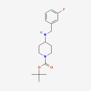 molecular formula C17H25FN2O2 B8780128 1-Boc-4-(3-fluorobenzylamino)piperidine CAS No. 856933-07-8