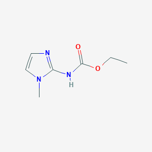 molecular formula C7H11N3O2 B8780141 Ethyl (1-methyl-1H-imidazol-2-yl)carbamate 