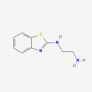 molecular formula C9H11N3S B8780156 N1-(benzo[d]thiazol-2-yl)ethane-1,2-diamine 