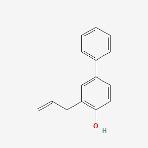 molecular formula C15H14O B8780166 3-Allyl-biphenyl-4-ol CAS No. 21424-62-4