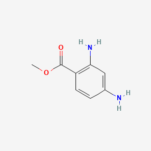 molecular formula C8H10N2O2 B8780176 Methyl 2,4-diaminobenzoate CAS No. 3365-71-7