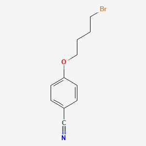 molecular formula C11H12BrNO B8780186 4-(4-Bromobutoxy)benzonitrile 
