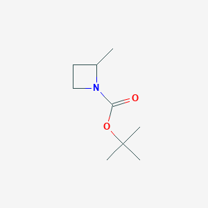 molecular formula C9H17NO2 B8780257 (S)-1-Boc-2-methylazetidine 