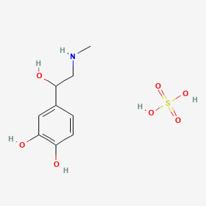 molecular formula C9H15NO7S B8780319 Adrenaline (Sulfate) 
